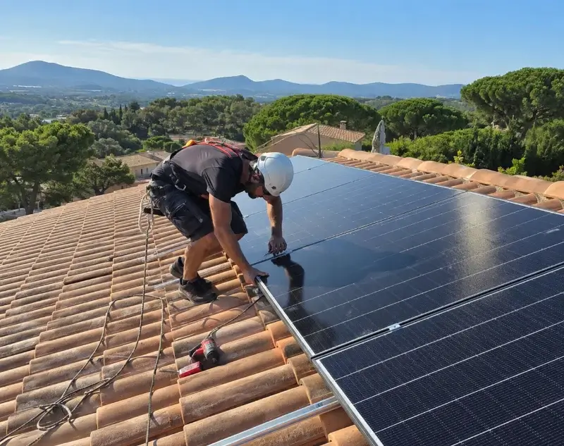 Installateur panneaux solaires Le Born — pose photovoltaïque sur toiture